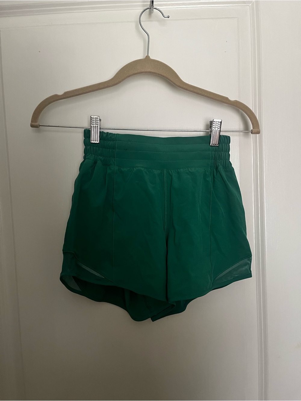 lululemon athletica Emerald Green Running Shorts